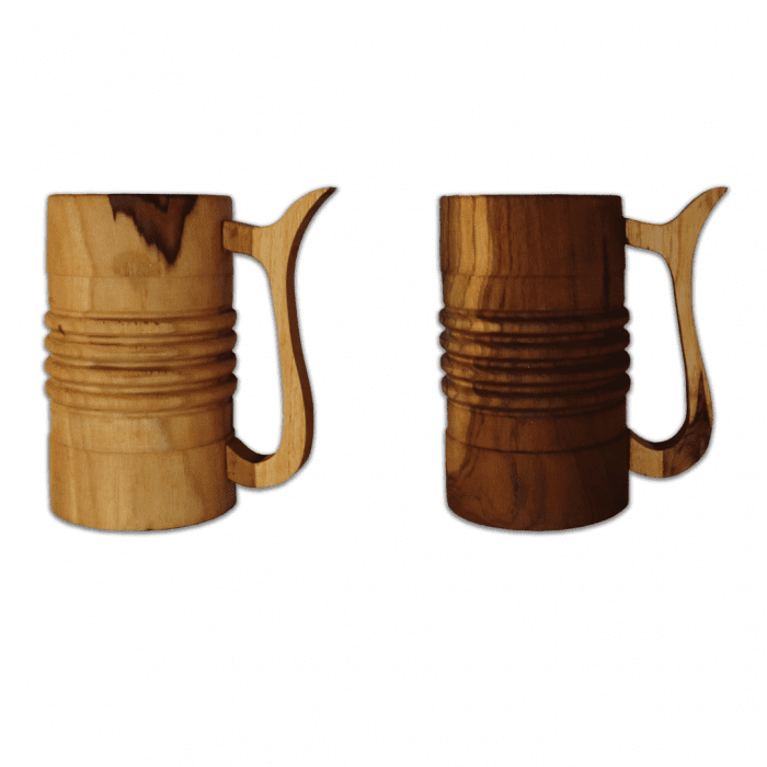 Teak Wood Beer Mugs