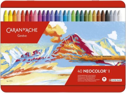 Caran d'Ache NeoColor I Water Resistant Wax Pastel Set Multi-Colour